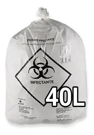 Saco De Lixo Entulix 40L Hospitalar C/100