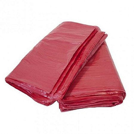 Saco De Lixo RR Limp 100 Lt Leve Vermelho 0.3 C/100