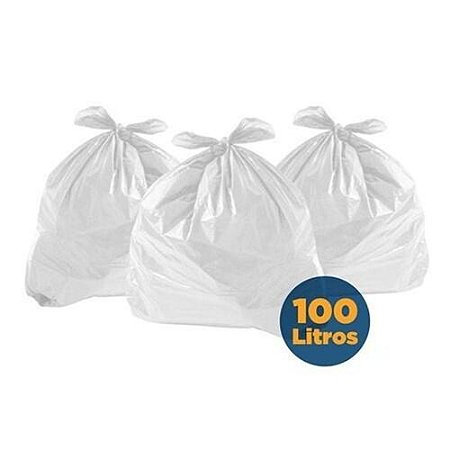 Saco De Lixo Rr Limp 100 Lt MÉDio Transparente 0.4 C/100