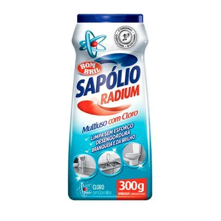 Sapólio Radium Em Po C/ Cloro 300Gr