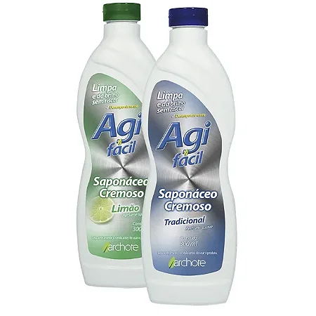 Saponaceo Agifacil Cremoso Limão 300 Ml.