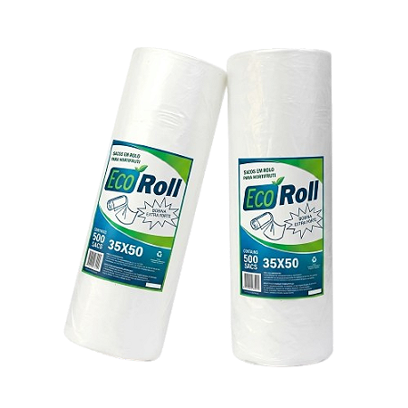 Bobina Picotada Eco Roll 35X50 8Kg 500 Sacos