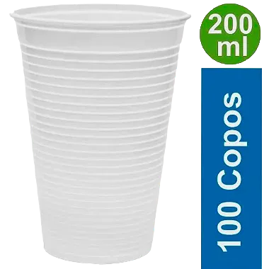 Copo 200 Ml Copobom Branco C/100