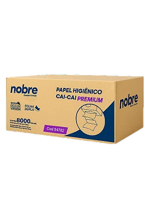 Papel Higiênico Cai Cai F. Dupla Nobre C/ 8000 fls