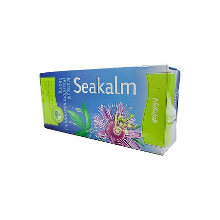 Seakalm, Passiflora Incarnata L. de 260mg da Natulab - Caixa com 20 Comprimidos