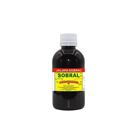 Tintura de Jalapa Sobral 0,997mg/mL de 100ml, Laxante - 1 Frasco