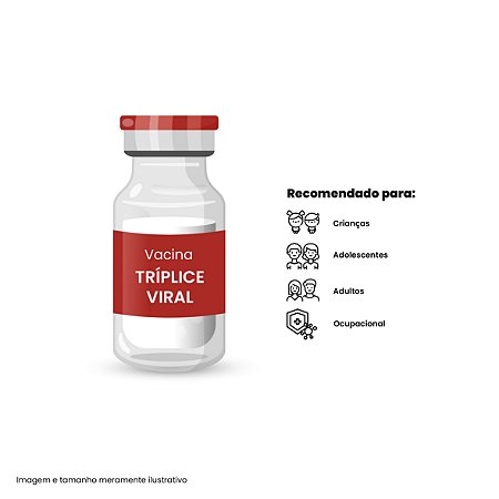 Vacina Tríplice Viral para Prevenção do Sarampo, Caxumba e Rubéola - Por Dose
