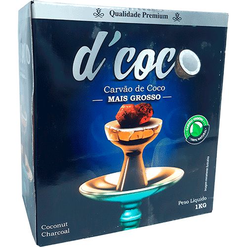 CARVAO 1KG D' COCO