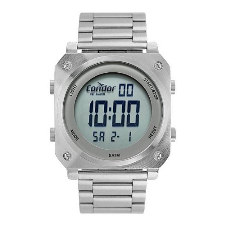 Relógio Condor Digital Prata Cof0018aa/3k