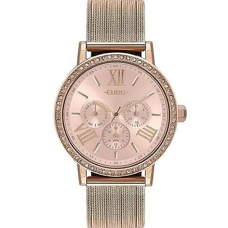 Relogio Euro Eu6p29ahm4j Rose