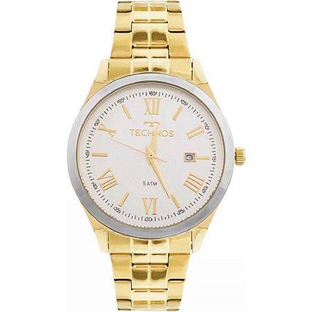 Relógio Technos Dourado Feminino Elegance Dress 2115mgm/4k