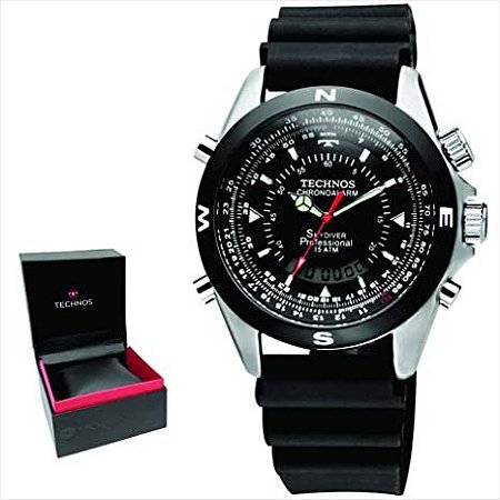 Relógio Technos Masculino Performance Skydiver T20561/8p