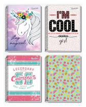 KIT C/4 CADERNO UNIV. 10X1 MY COLECTION FEM 200F CREDEAL