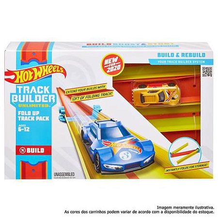 Pista Carrinhos Hot Wheels Super Giro Na Loja De Carros