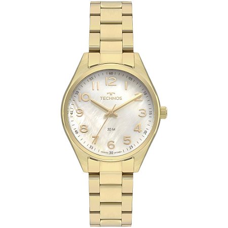 RELOGIO TECHNOS  ELEGANCE BOUTIQUE DOURADO 2036MLAS/4X