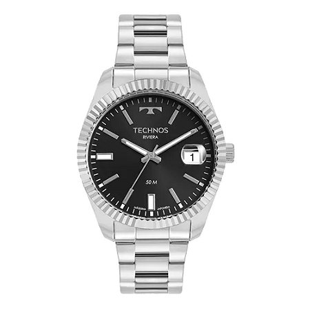 RELOGIO TECHNOS  CLASSIC - RIVIERA 2415DJ/1P MASC