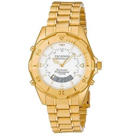RELOGIO TECHNOS PERFORMACE SKYDI DOURADO T20557S/49B UNI