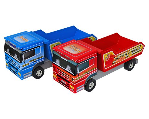 CAMINHÃO CAÇAMBA MDF REF.105 JUNGLES BRINQUEDOS