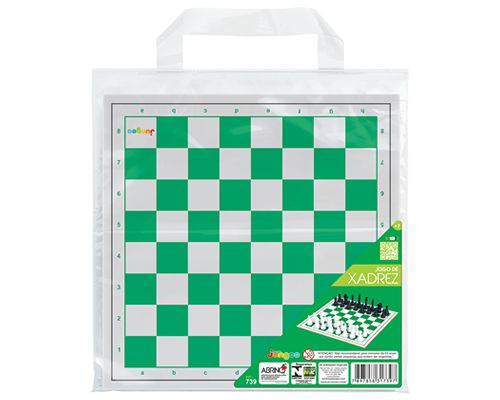 XADREZ JOGO SACOLA REF.739 JUNGLES BRINQUEDOS