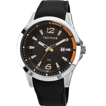 RELOGIO DE PULSO TECNHOS PULSEIRA BORRACHA REF:2115KQB/8L