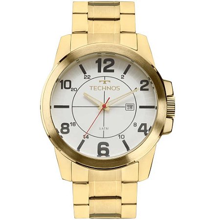 RELOGIO TECHNOS DOURADO REF:2115MGS/4K