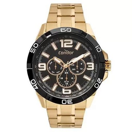 RELOGIO CONDOR MASC DOURADO REF:CO6P29JNS/4P
