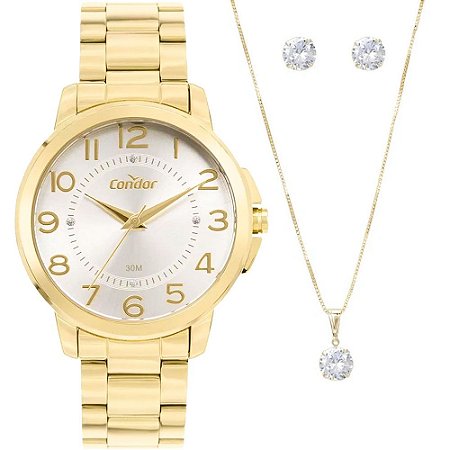 RELOGIO CONDOR FEM COM PULSEIRA REF:COPC21AEAJ/K4K