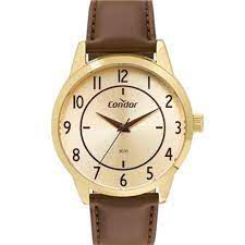 RELOGIO CONDOR DE PULSO PULSEIRA COURO REF:COPC21AEEA/2X