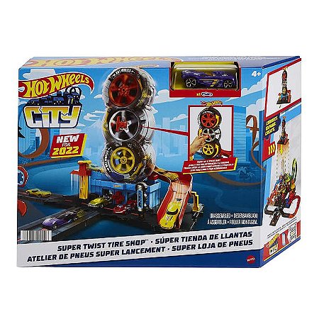PISTA HOTWHEELS CITY SUPER LOJA DE PNEUS REF:HDP02