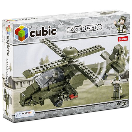 LEGO CUBIC LAND FORCES HELICOPTERO BR906