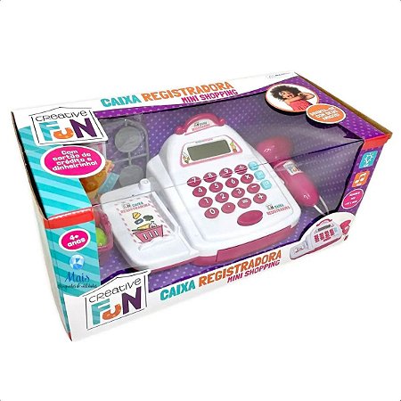 CAIXA REGISTRADORA MINI SHOPPING CREATIVE FUN REF:BR1182