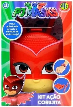 MALETA PJ MASKS CORUJITA COM ACESSORIOS MULTIKIDS BR1306