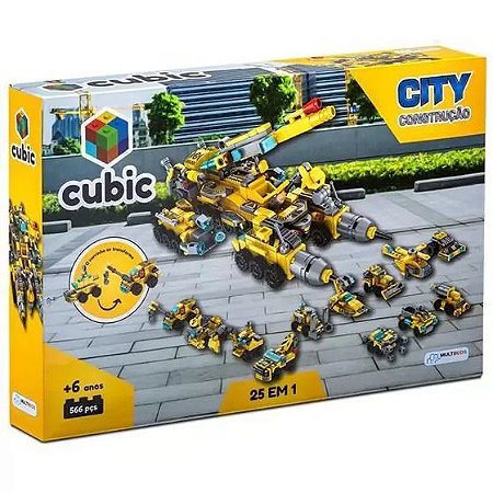 LEGO CITY CONSTRIUÇÃO 566PÇS 25 EM 1 MULTIKIDS