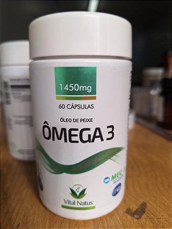 Ômega 3 (óleo de peixe ) EPA 540mg. DHA 360mg. 60 cápsulas CERTIFICADO SELO IFOS
