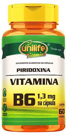 Vitamina B6 / Piridoxina - unilife
