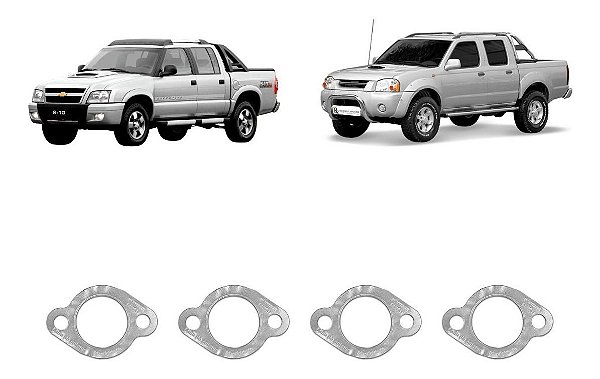 Kit Junta Coletor Escapamento S10 Frontier 2.8 Mwm Sprint