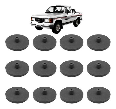 Kit Jogo Anti Ruído Feixe Molas D20 Todos 12 Peças 2 Lados