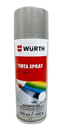 Tinta Spray Uso Geral Wurth 400ml - Metais Madeiras Vidros