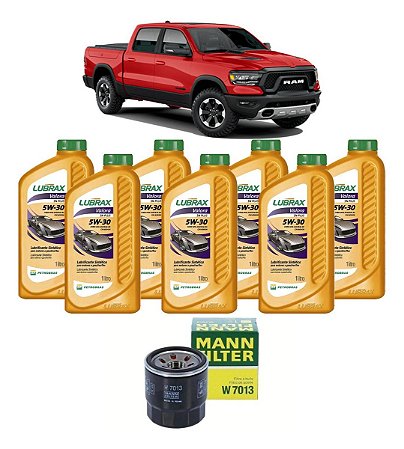 Kit Troca De Óleo Dodge Ram 1500 5.7 V8 Hemi 2021 Até 2024