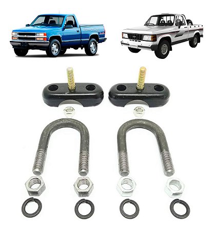 Kit Fixação Eixo Bandeja Inferior D10 D20 Silverado Lado Dir