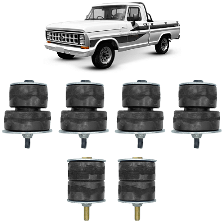 Jogo Completo Calço Coxim Cabine Ford F-1000 F-4000 1979 até 1992