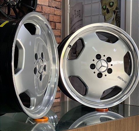 RODAS MERCEDES DUAS TALAS MONOBLOCO MC/M26 ARO 18 Furação 5X112