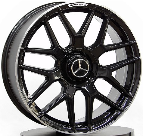 RODAS MERCEDES DUAS TALAS MC/M010 ARO 19 Furação 5X112 PRETO