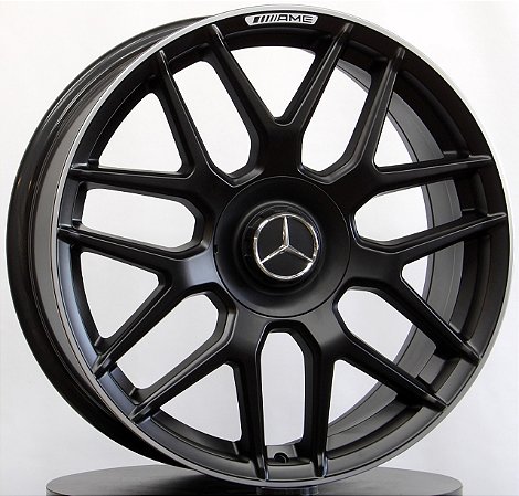 RODAS MERCEDES DUAS TALAS MC/M10 ARO 18 Furação 5X112 PRETO