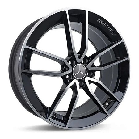 RODAS MERCEDES DUAS TALAS MC/M25 ARO 19 Furação 5X112 PRETO