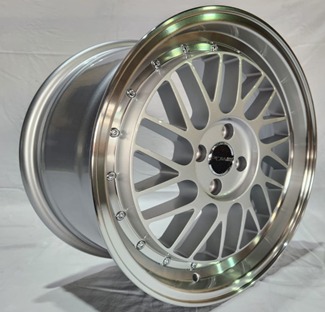RODAS BBS LM ARO 17 Furação 4X100 PRATA DIAMANTADO