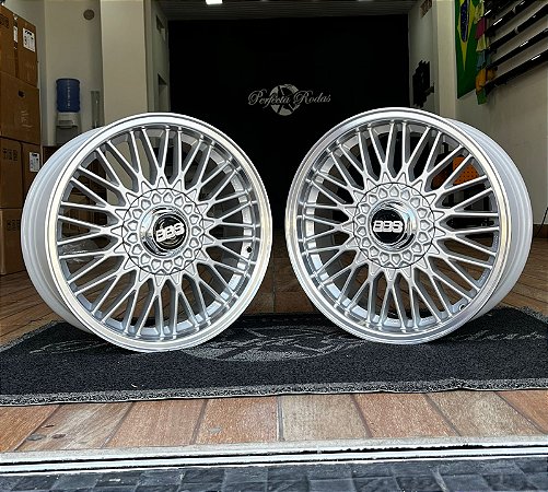 RODAS BBS ARO 17 TALA 7 FURAÇÃO 4X100/108