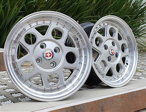 RODAS HRE SP-16 ARO 15 TALA 7 FURAÇÃO 4X100