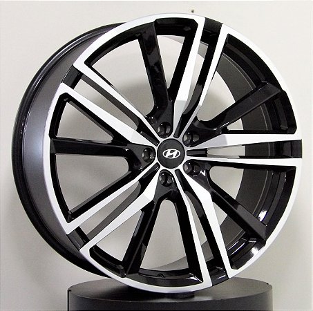 RODA VOLVO MC/V03 ARO 22 Furação 5X108 PRETO DIAMANTADO