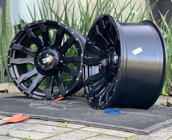 RODAS OFF ROAD ZWAT2 ARO 18 Furação 5x108 PRETA